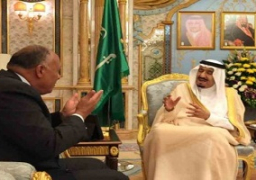 الخارجية: شكري نقل للعاهل السعودي تقدير واعتزاز السيسي لمستوى العلاقات بين البلدين