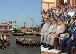 كلمة الرئيس خلال حفل تخرج كليتي البحرية والدفاع الجوي