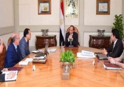 السيسي يعقد اجتماعا بوزراء الإسكان والموارد المائية والزراعة ومستشار وزير الدفاع