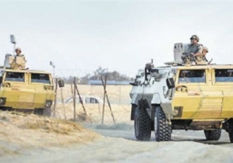 المتحدث العسكرى: رجال الجيش مستمرون فى اعمال المداهمة للبؤر الارهابية بالشيخ زويد والعريش