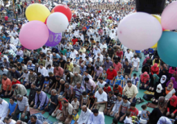 الملايين يؤدون صلاة العيد بمحافظات مصر