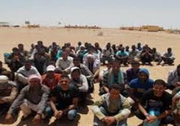أمن مطروح يحبط محاولة تسلل 280 شخصا بينهم سودانيان إلى ليبيا