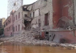 رفع آثار انفجار محيط القنصلية الإيطالية وتهشم نافذات 9 عقارات بشارع رمسيس