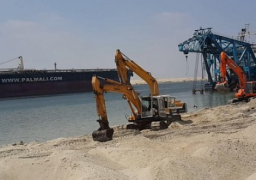 بيان: حفر 250 مليون متر مكعب من أعمال الحفر الجاف في قناة السويس الجديدة