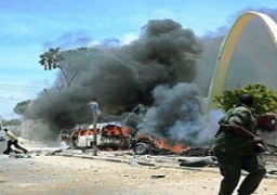 تفجير سيارة ملغومة أمام بوابة فندق فى مقديشو ومقتل 6 مواطنين