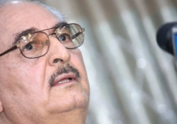 حفتر: الجيش الليبى خط أحمر ولن يكون بنداً فى أى اتفاق سياسى