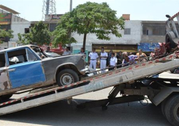 المرور: رفع 176 سيارة و372 دراجة بخارية متروكة بالشوارع والميادين