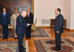 المستشار سامح عيد يؤدي اليمين الدستوري أمام السيسي كرئيس جديد للنيابة الإدارية