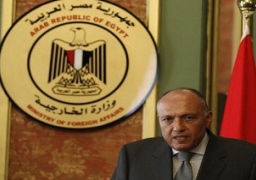 شكري يستقبل وفد الشخصيات الفلسطينية المستقلة