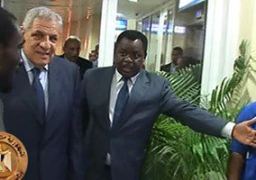 محلب يلتقى رئيس توجو وينقل له دعوة من السيسي لحضور حفل افتتاح قناة السويس الجديدة