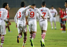 الزمالك يحتفل بدرع الدورى أمام طلائع الجيش