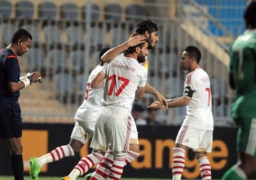 تعادل سلبي بين الزمالك وليوبار في الشوط الأول.. وأداء عشوائي للأبيض بسبب سوء أرضية الملعب