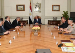 السيسى يوجه بالالتزام بمعايير الدقة واليقظة الأمنية فى الاحتفال بقناة السويس الجديدة