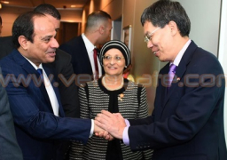 السيسي يعقد مباحثات فى سنغافورة مع الرئيس تونى تان ورئيس الوزراء هسيين لونج