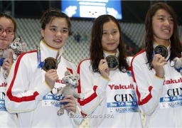 الصين تكسر الهيمنة الأمريكية وتتصدر بطولة العالم للسباحة