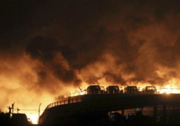 اجلاء السكان من منطقة الانفجارات في الصين خوفا من تلوث كيميائي