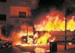 الداخلية: مصرع شخص وإصابة 8 في انفجار سيارة نقل مواد بترولية “فارغة” خلال تصليحها بالطريق الزراعي