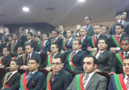 بالصور.. “دفعة هشام بركات” تؤدي اليمين القانونية.. ودقيقة حداد على روح المستشار الشهيد