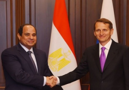 سفير مصر بموسكو: رئيس مجلس الدوما الروسي أصر على لقاء الرئيس السيسى رغم الاجازة