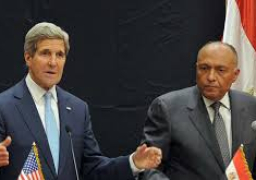 شكري يتلقى اتصالا من كيري لبحث تفعيل عملية السلام والأوضاع بسوريا وليبيا