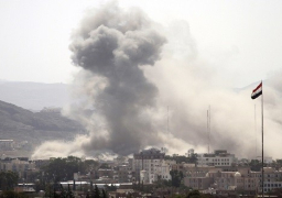 طائرات التحالف العربى تقصف قاعدة الديلمى الجوية ومعسكرين بصنعاء