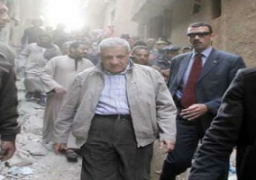 للمرة الثانية.. محلب يتفقد أعمال الترميم في مبنى الأمن الوطني بشبرا الخمية