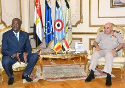 الفريق أول / صدقى صبحى يلتقى وزير الدفاع والمحاربين القدامى التشادى