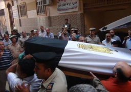 بالصور المنوفية تشيع العميد أحمد عبد الستار عسكر