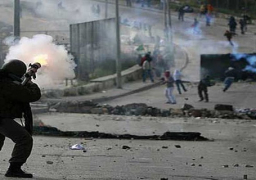 إصابة عشرات الفلسطينيين في مواجهات مع قوات الاحتلال الإسرائيلي