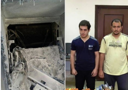 القاء القبض على خليه ارهابية قامت بحرق ماكينة الصرف الالى الخاصة بالاسكان والتعمير بمدينة شبين الكوم