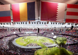 الاحتفالات تنطلق في بيونجتشانج الكورية بعد بداية بناء قرية الرياضيين