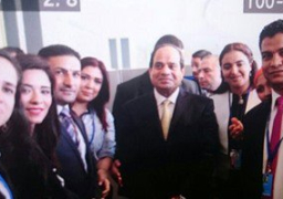 السيسى للوفد الإعلامى عايز الشباب يكونوا قدامى.. وما حدش يقلل منهم