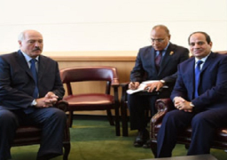 السيسى يشيد بدعم بيلاروسيا لمصر ويستعرض طرق مكافحة الإرهاب