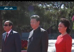 السيسي ورؤساء 29 دولة يشهدون العرض العسكري الخاص باحتفالات الصين بانتصارها في الحرب العالمية الثانية