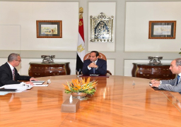 السيسي يجتمع بوزير الطيران لاستعراض خطط تطوير المطارات