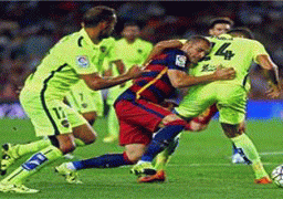 ثنائية ميسي تقود برشلونة لسحق ليفانتي برباعية