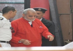 تأجيل نظر طعون بديع وآخرين في “غرفة عمليات رابعة” لـ 15 أكتوبر