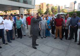 مكتبة الإسكندرية تستقبل وفد مندوبي الدول الأعضاء بالأمم المتحدة