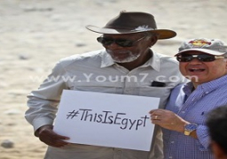 وزير السياحة ومورجان فريمان يدشنان هاشتاج “هى دى مصر”لدعم السياحة