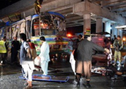 أحد عشر قتيلا بانفجار حافلة في جنوب غرب باكستان