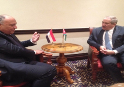 الخارجية: شكري بحث مع نظيره الأردنى الأوضاع فى الأراضي الفلسطينية المحتلة