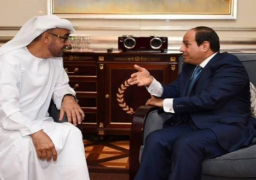 السيسي يستعرض الأوضاع الإقليمية في المنطقة فى اتصال هاتفي بسمو ولي عهد أبو ظبي