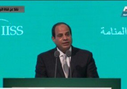 السيسى: الاقتصاد أهم عوامل الاستقرار والمواجهات الأمنية وحدها ليست كافية