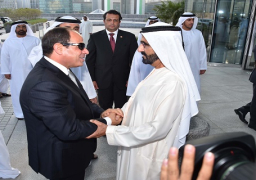 بالصور… محمد بن راشد آل مكتوم: مصر القوية هي سند لكل العرب