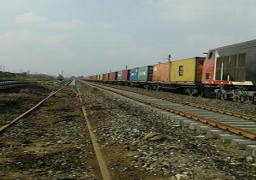 استئناف حركة نقل البضائع بالسكك الحديدية من ميناء بورسعيد بعد توقف 3 سنوات