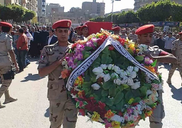 الآلاف ببني سويف يشيعون جثمان المقدم محمد هارون شهيد تفجير العريش