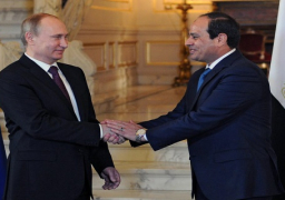 إجراء اتصال هاتفي بين الرئيس عبد الفتاح السيسي والرئيس الروسي فلاديمير بوتين