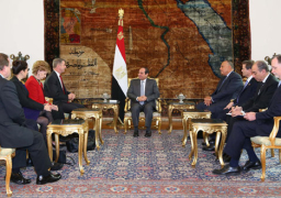 بالصور.. السيسى لوفد الكونجرس: الحكومة ملتزمة بإرساء دولة مدنية ديمقراطية تعلى القانون والعدالة