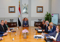 السيسي يبحث مع مجلس علماء وخبراء مصر العديد من الموضوعات ذات الصلة بالقطاعات الحيوية لتحقيق التنمية الشاملة والنهوض بالمجتمع المصري