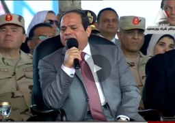 بالفيديو : الرئيس عبد الفتاح السيسي: قرار تنمية محور قناة_السويس صدر منذ 13 عاما